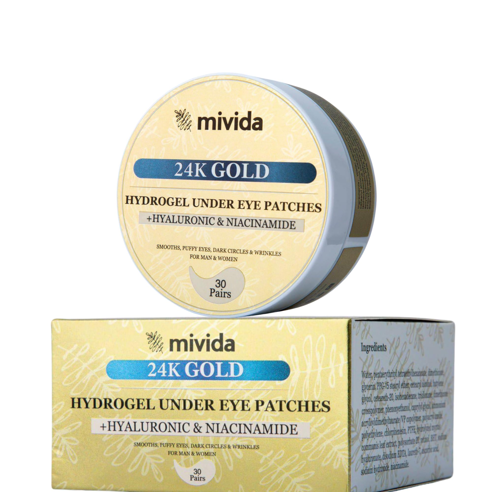 24K Gold Under Eye Patches — Depuff & Brighten in 15 Minutes