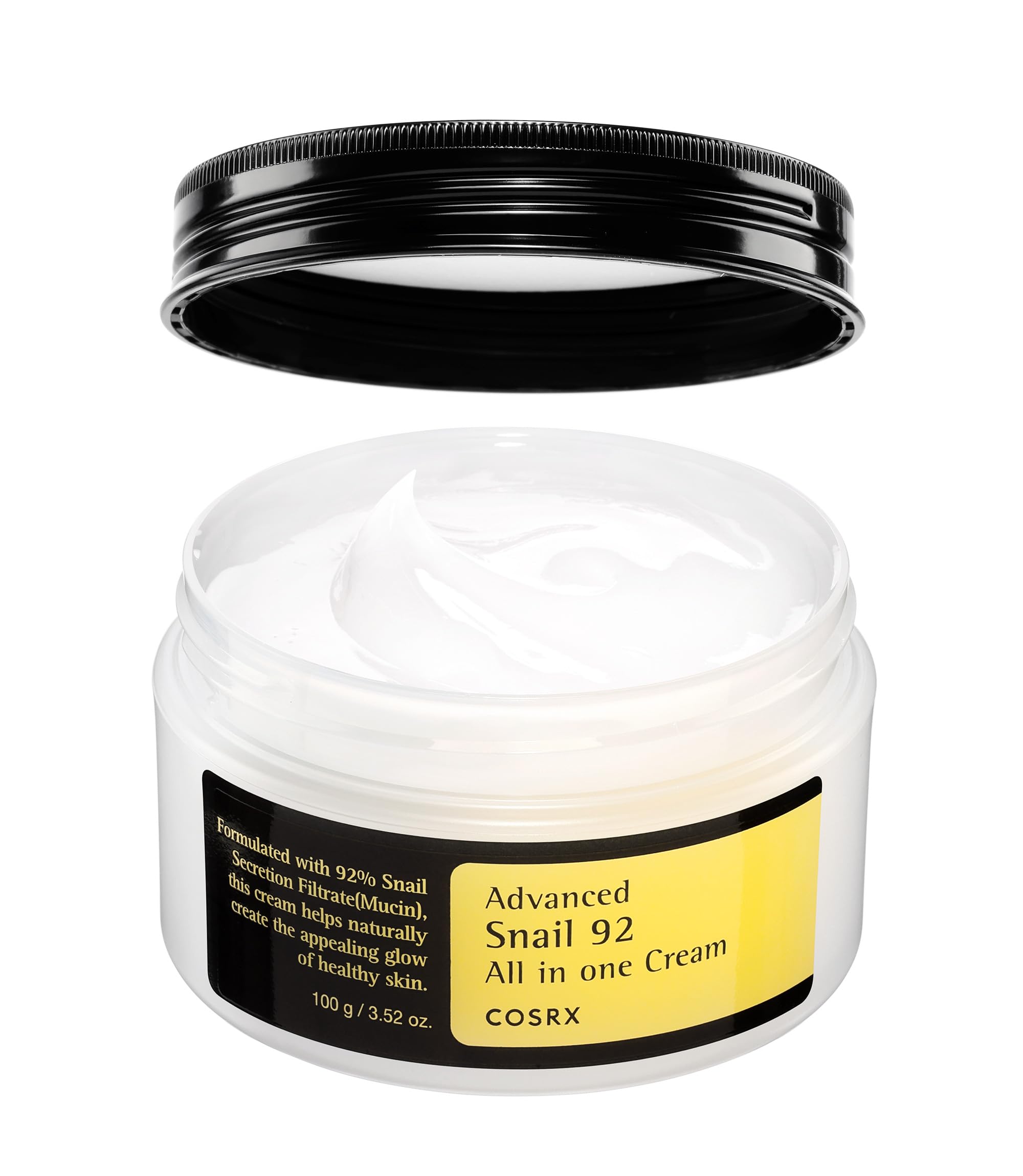 Snail Mucin 92% Face Moisturizer — Soft & Glowy Skin